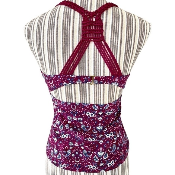 ARIZONA Jean Co tankini top,size M,shelf bra w/removable light padding, EUC - Picture 4 of 5